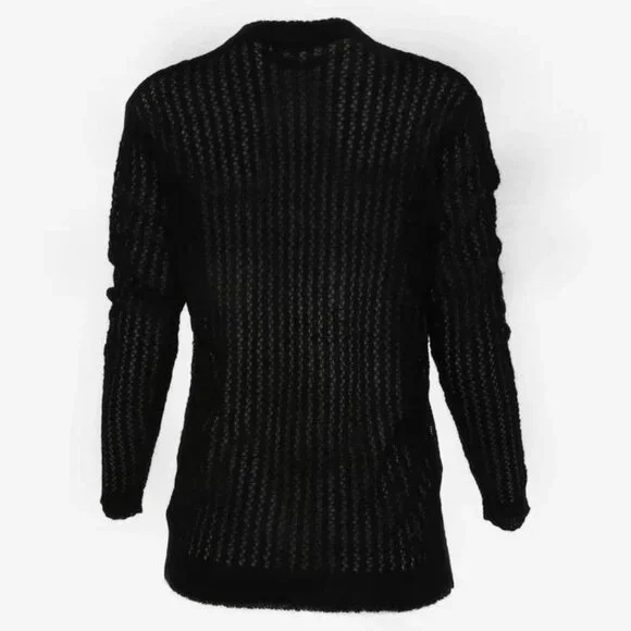 NWOT Túnmóar knitted lace long sweater - Picture 3 of 13